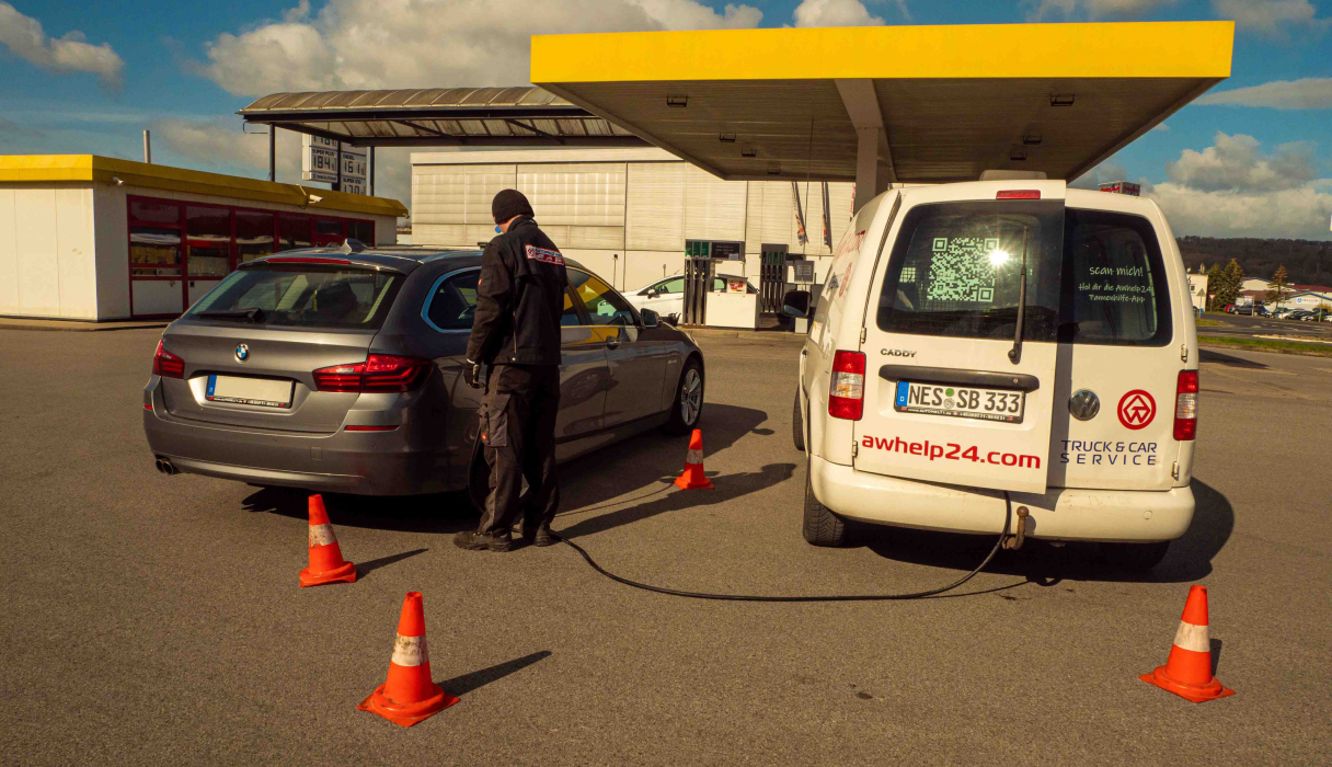  Falschtanker Service vor Ort